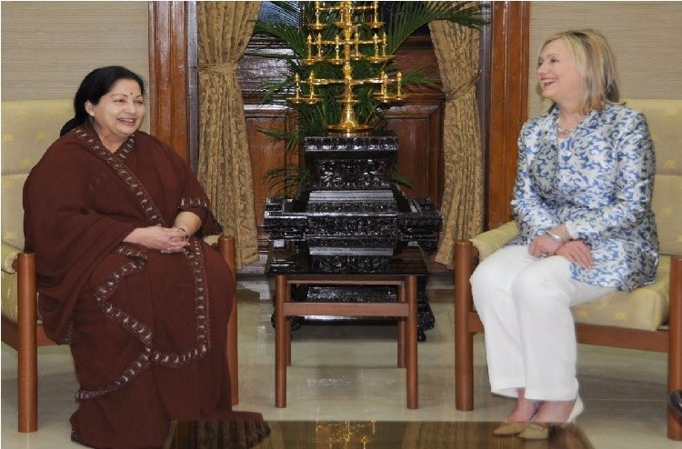 ಹಿಲರಿ ಅಧ್ಯಕ್ಷೀಯ ಅಭ್ಯರ್ಥಿಯಾಗಲು ಜಯಲಲಿತಾ ಕಾರಣ !